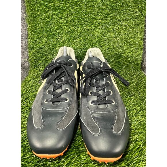 Duca Del Cosma Golf Shoes Men’s 12 EU 45 Navy Orange Spikeless Leather Suede main image 8